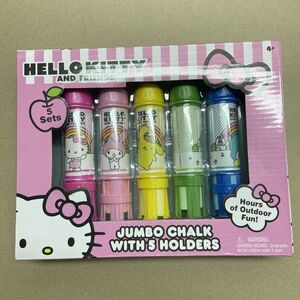 Hello Kitty and Friends Sanrio 5 Piece Jumbo Sidewalk Chalk Set Sealed